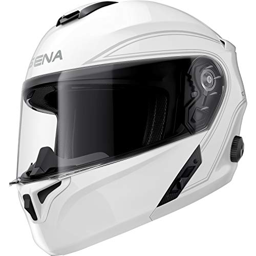 Sena OUTRUSH-GW0XL Outrush Flip-Up Bt Helmet Glossy White Xl - Image 1