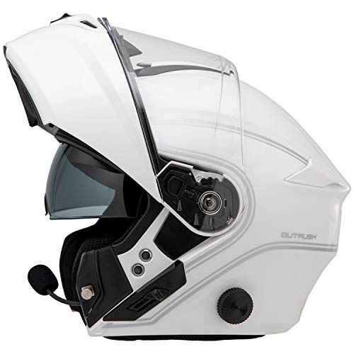 Sena OUTRUSH-GW0XL Outrush Flip-Up Bt Helmet Glossy White Xl - Image 3