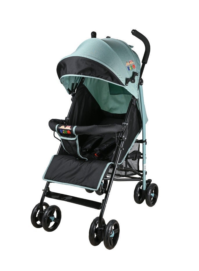 Kiko Comfortable Stroller 8 Wheels, 0 Months +, Pistachio - Image 1