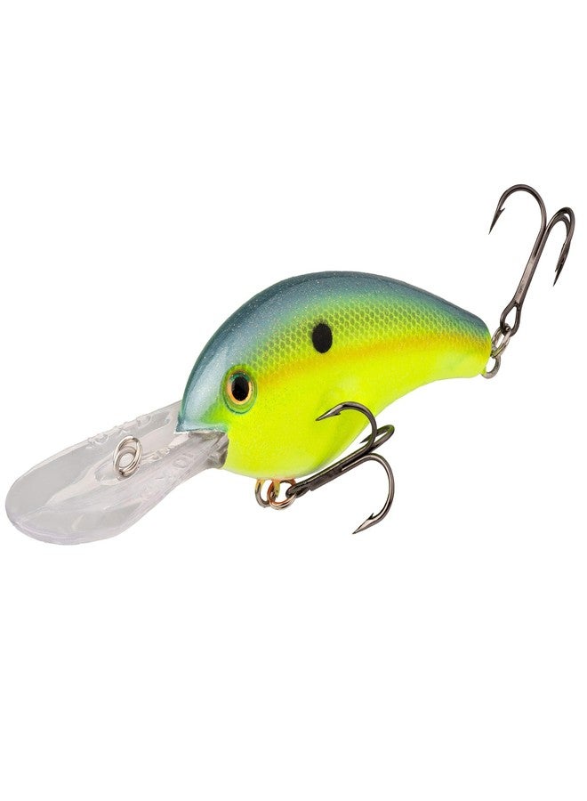 Strike King HC10XD-538 Pro Model10XD Extra Deep Dive Rattle, Chartreuse Sexy Shad - Image 4