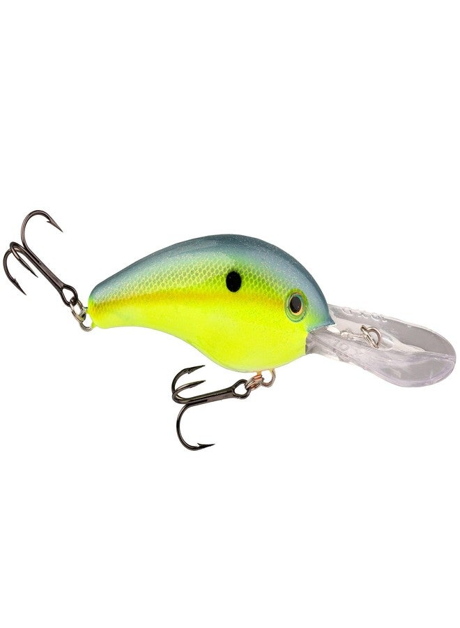 Strike King HC10XD-538 Pro Model10XD Extra Deep Dive Rattle, Chartreuse Sexy Shad - Image 2