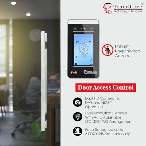 Team Office Z912 – Smart AI Face Recognition Biometric Attendance Machine with Dual Camera, Touch Display, Wi-Fi & Cloud Integration - Image 2