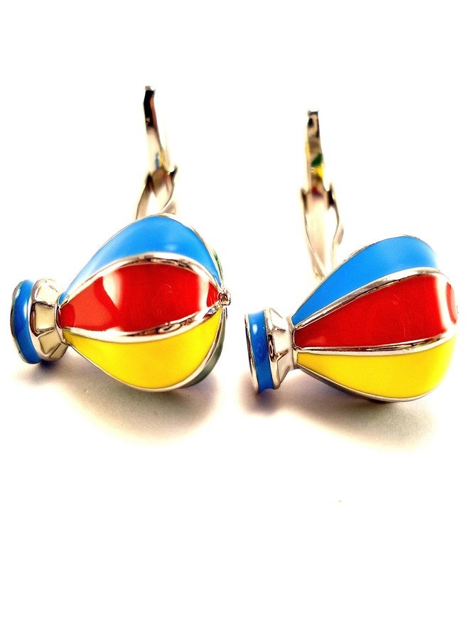 Peluche Enamel Hot Air Balloon Novelty Cufflinks for Men - Image 5