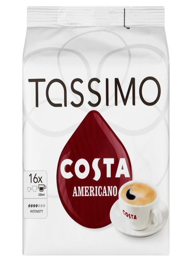 Tassimo Costa Americano 16 T Discs, (Large Cup Size) 16 Servings - Image 1