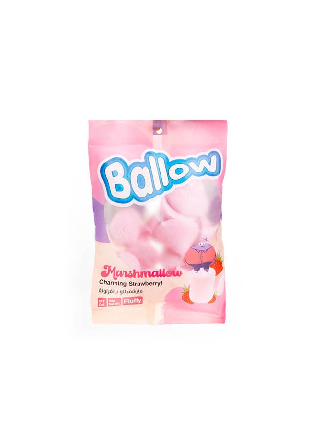 Ballow - Ballow Marshemllo Strewberry 60 grams - Image 1