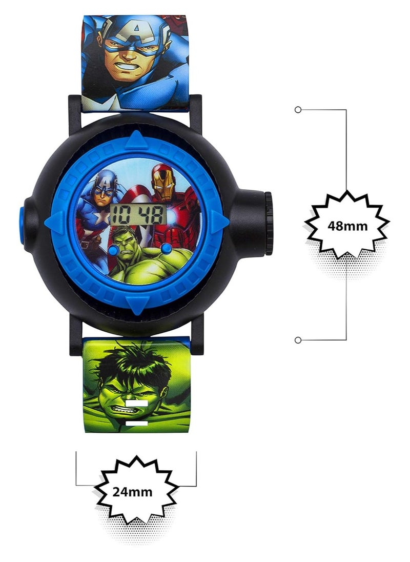 PlayandDream Avengers Quartz Digital Dial Rubber Strap Boys Watch  - Image 4