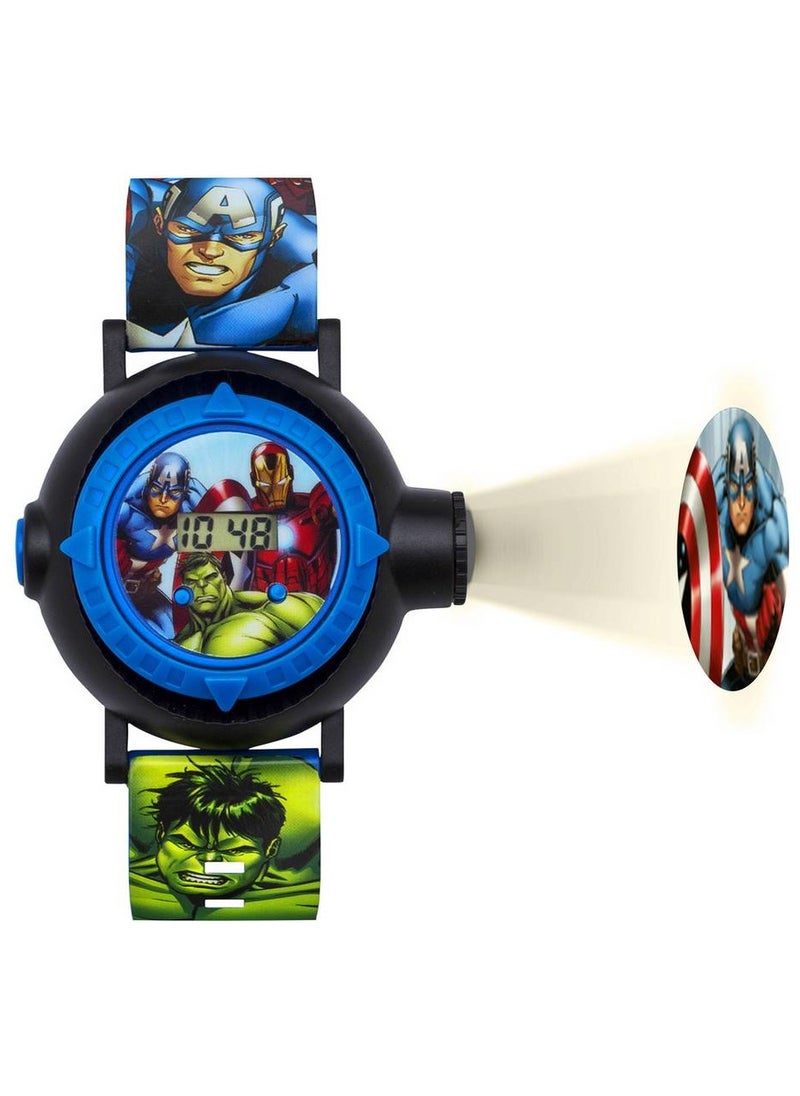 PlayandDream Avengers Quartz Digital Dial Rubber Strap Boys Watch  - Image 1