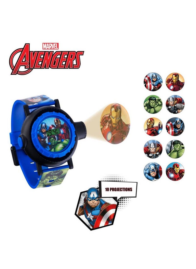 PlayandDream Avengers Quartz Digital Dial Rubber Strap Boys Watch  - Image 3
