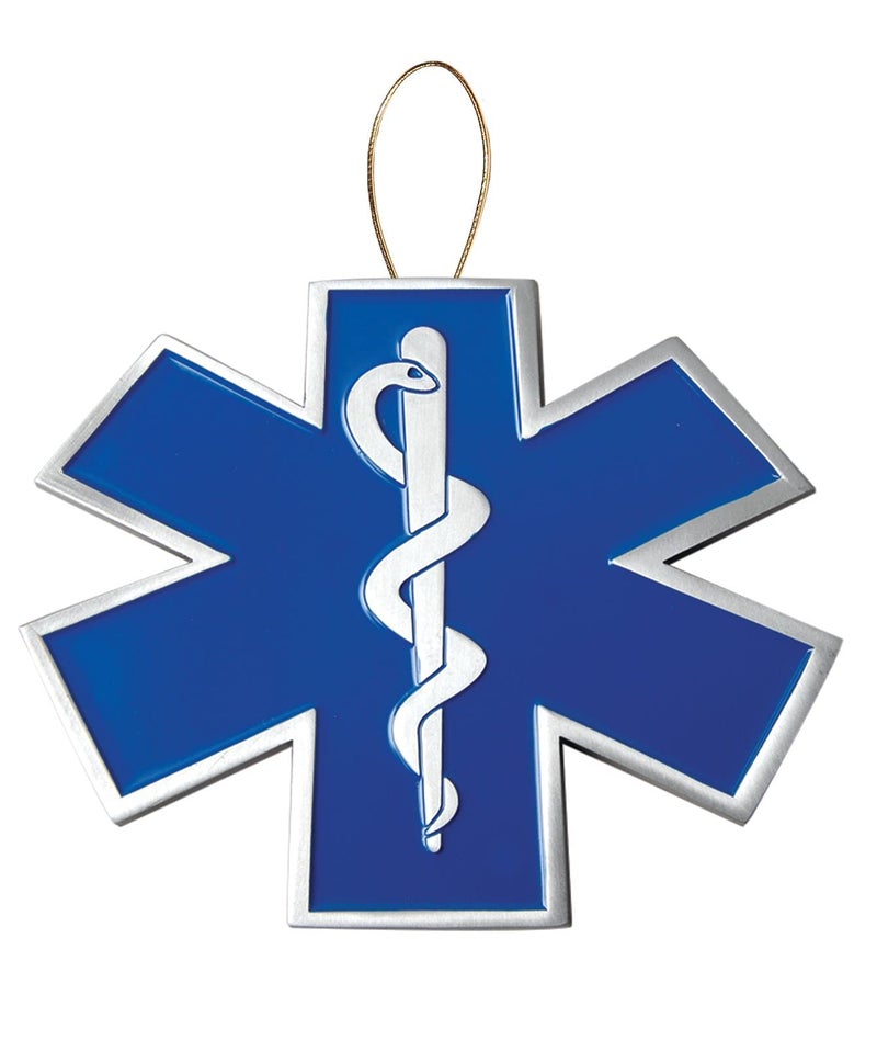 Allied Products EMS Heroes Series Holiday Ornament  Officially Licensed EMS Medallion