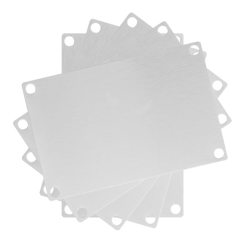 Stainless Steel Outdoor Signs, Blank Metal Plates for Engraving and All-Weather Durability - Image 4