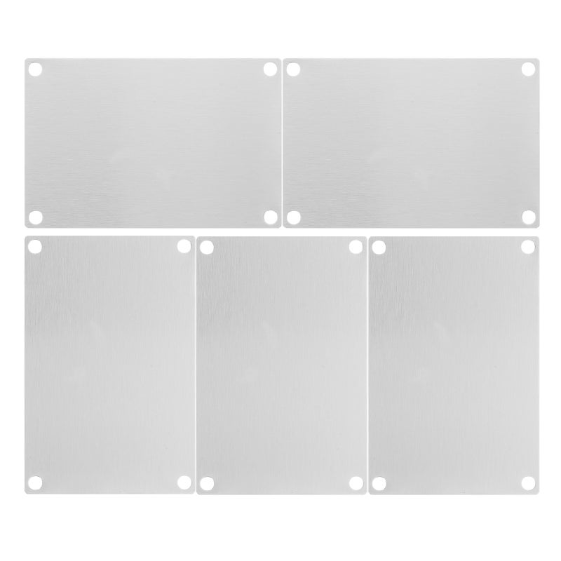 Stainless Steel Outdoor Signs, Blank Metal Plates for Engraving and All-Weather Durability - Image 5