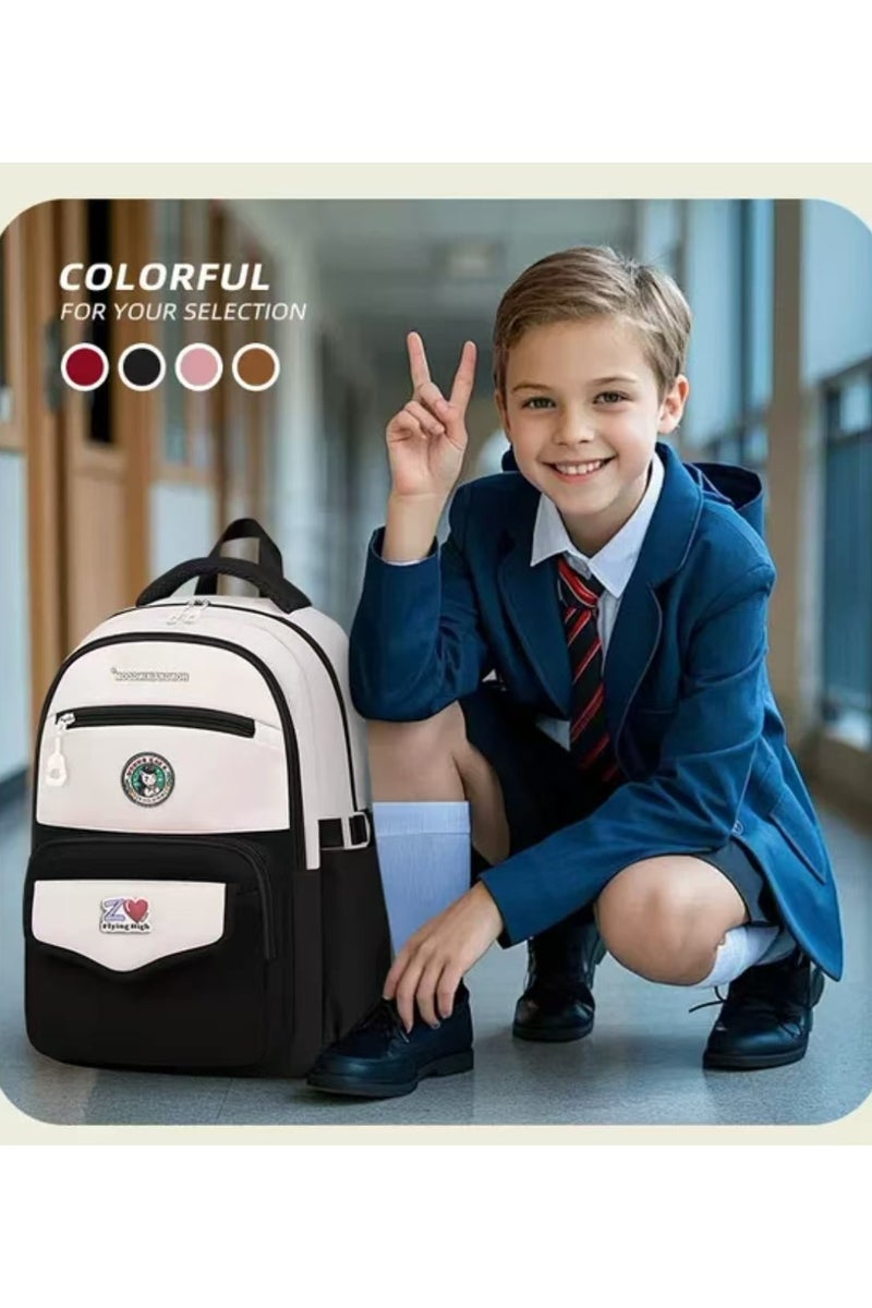 HK New Student Backpack Nilen Fashion High Beauty Multi functional Backpack, Large Capacity Backpack for Boys, Girls, Primary and Secondary School Students - Image 2