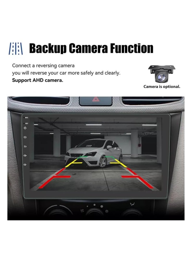 ماركة غير محددة - شاشة عرض سيارة 9 بوصة، IPS، 2GB رام + 32GB تخزين، نظام ملاحة GPS، ، بلوتوث، مشغل وسائط متعددة، ضمان لمدة سنة - Image 1