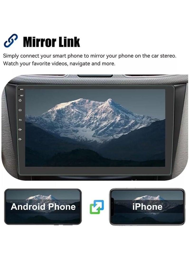 ماركة غير محددة - شاشة عرض سيارة 9 بوصة، IPS، 2GB رام + 32GB تخزين، نظام ملاحة GPS، ، بلوتوث، مشغل وسائط متعددة، ضمان لمدة سنة - Image 1