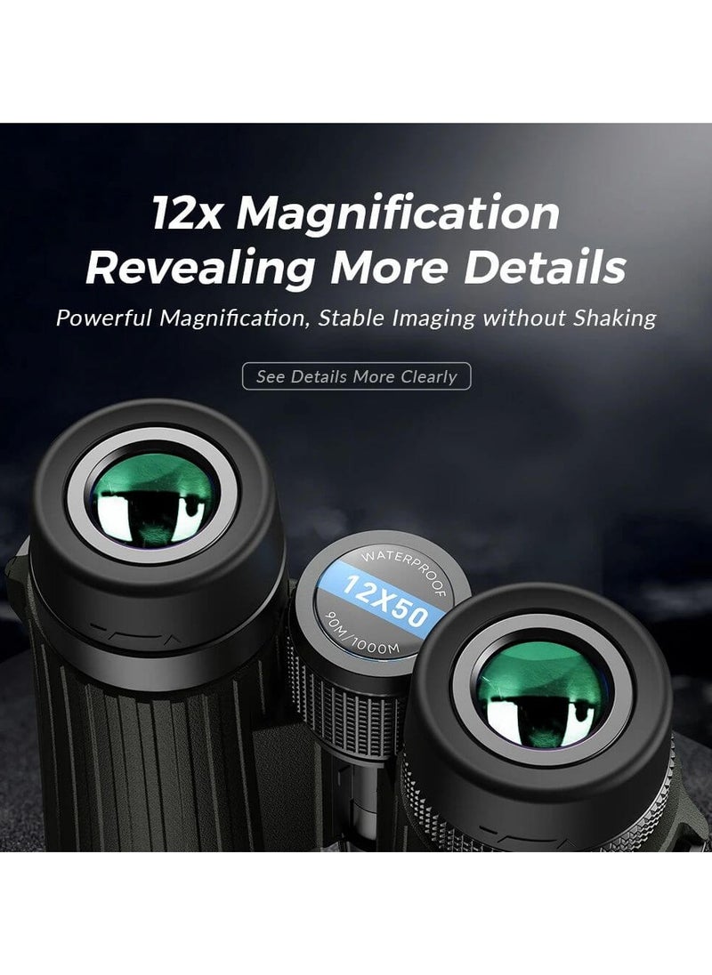 APEXEL Apexel 12×50 Powerful Binoculars Roof Telescope  - Image 4