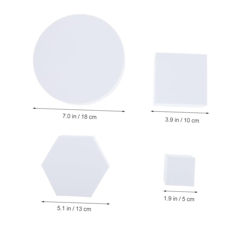 Blue Geometric Cube Photo Props For Jewelry Cosmetics Photography Display Blocks - Image 5