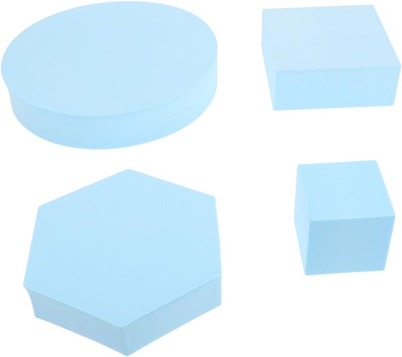 Blue Geometric Cube Photo Props For Jewelry Cosmetics Photography Display Blocks - Image 1