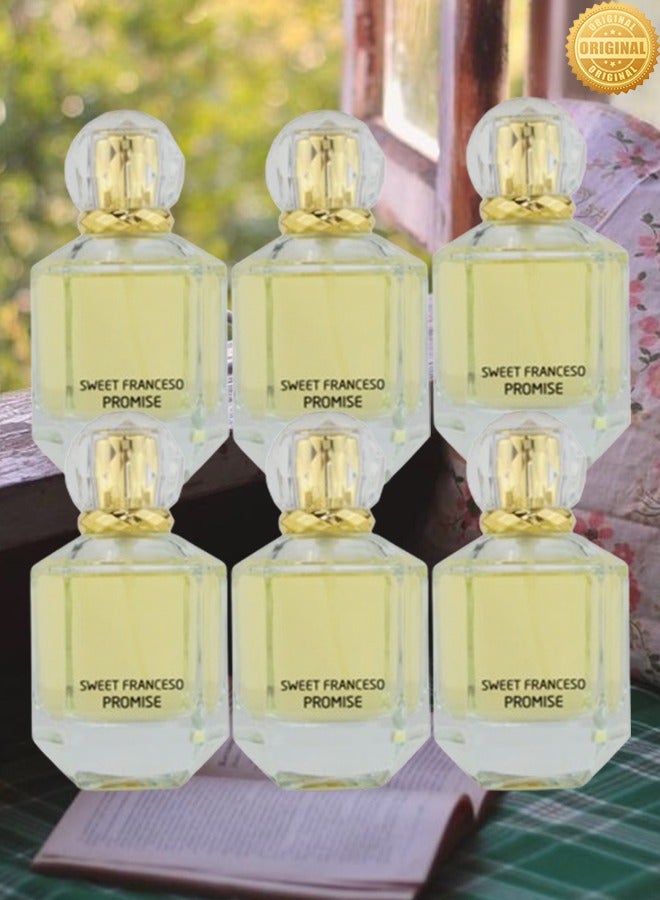 PROMISE 6 Pieces Sweet Franceso Promise Perfume EDP 75ML - Image 1