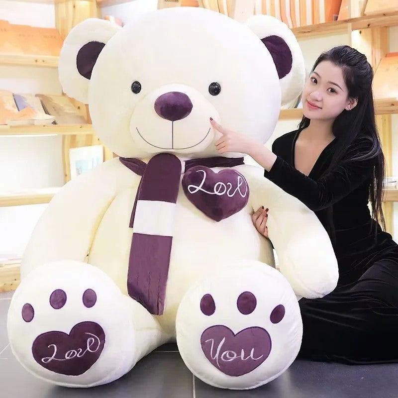 Y&D Hot Sell 80cm to 180cm Giant Teddy Bear Plush Toy – Extra Large Stuffed Animal Toys for Valentine's Day Gift, Bedtime Cuddles & Romantic Decor - Image 1