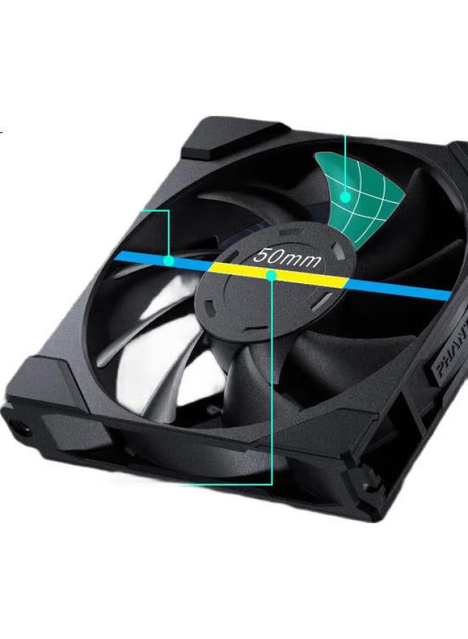 Phanteks Phanteks Enthoo Evolv Shift Air Mini-Itx Case With 14Cm Black Water Cooling Fan (Pwm Intelligent Temperature Control/Hidden Screws/Airflow Type/3-Pack) - Image 3