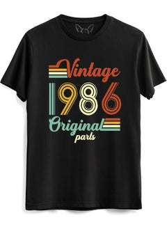 Alfa Tshirt Vintage 1986 Original Parts Black Tshirt  - Image 1