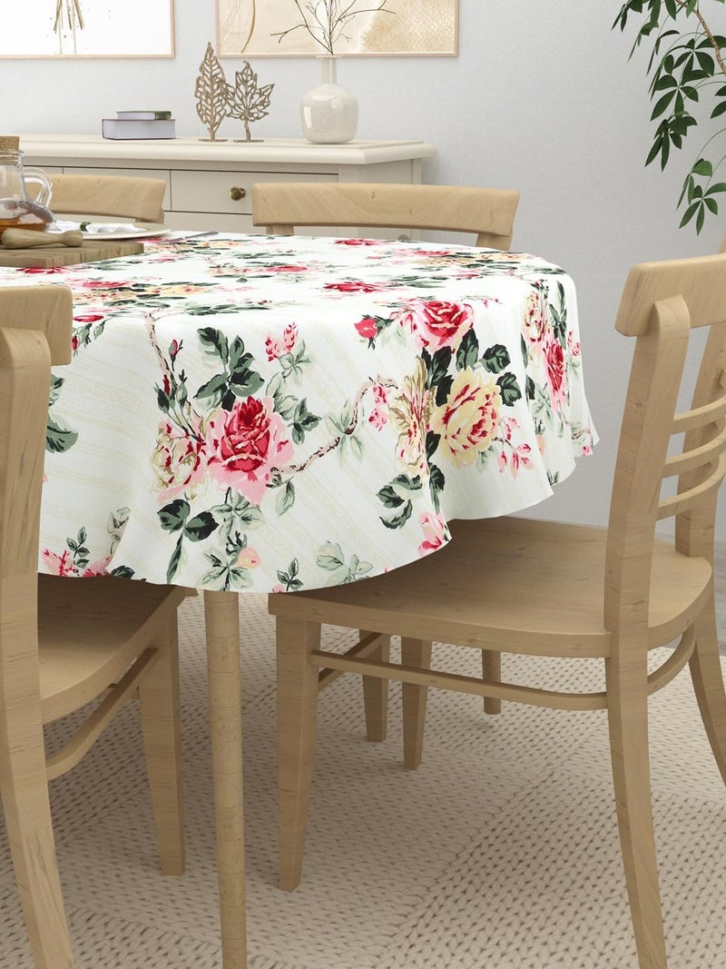 كلاسيكو غطاء طاولة طعام بيضاوي لـ 6 أشخاص من ماركة Clasico؛ مقاسات: 60×90 بوصة؛ المادة: القطن؛ تصميم: Floral Nest - Image 2