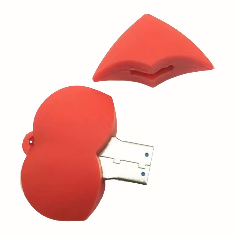 Red 4GB Heart Shaped USB 20 Flash Drive For Computer Data Storage Gift - Image 2