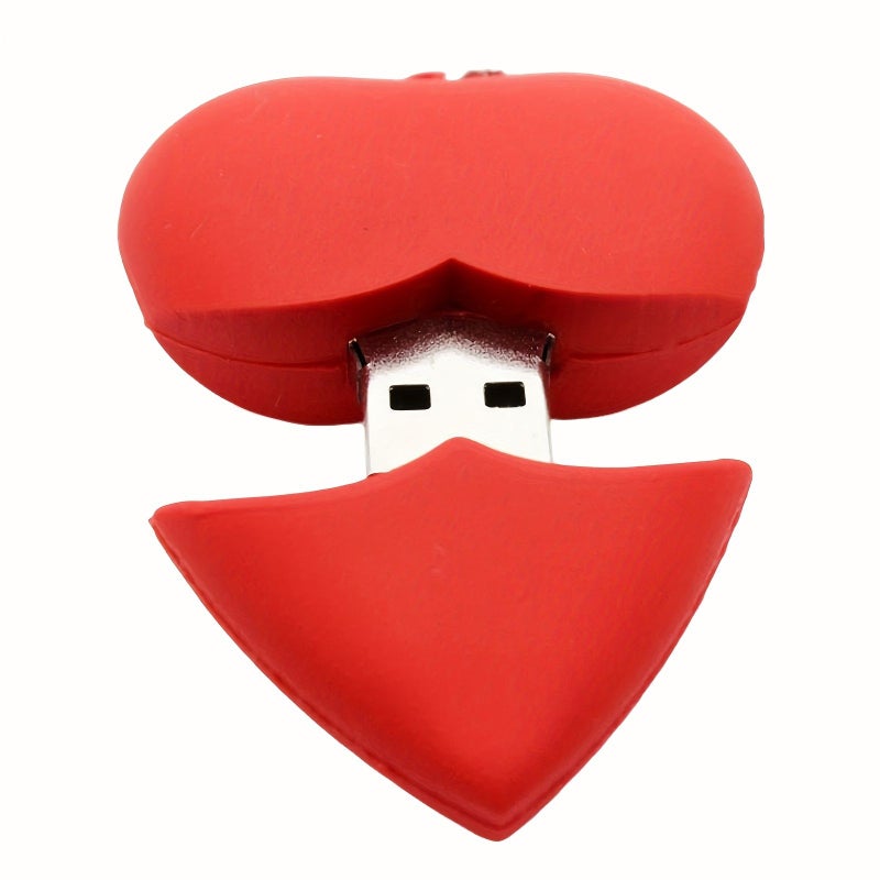 Red 4GB Heart Shaped USB 20 Flash Drive For Computer Data Storage Gift - Image 3