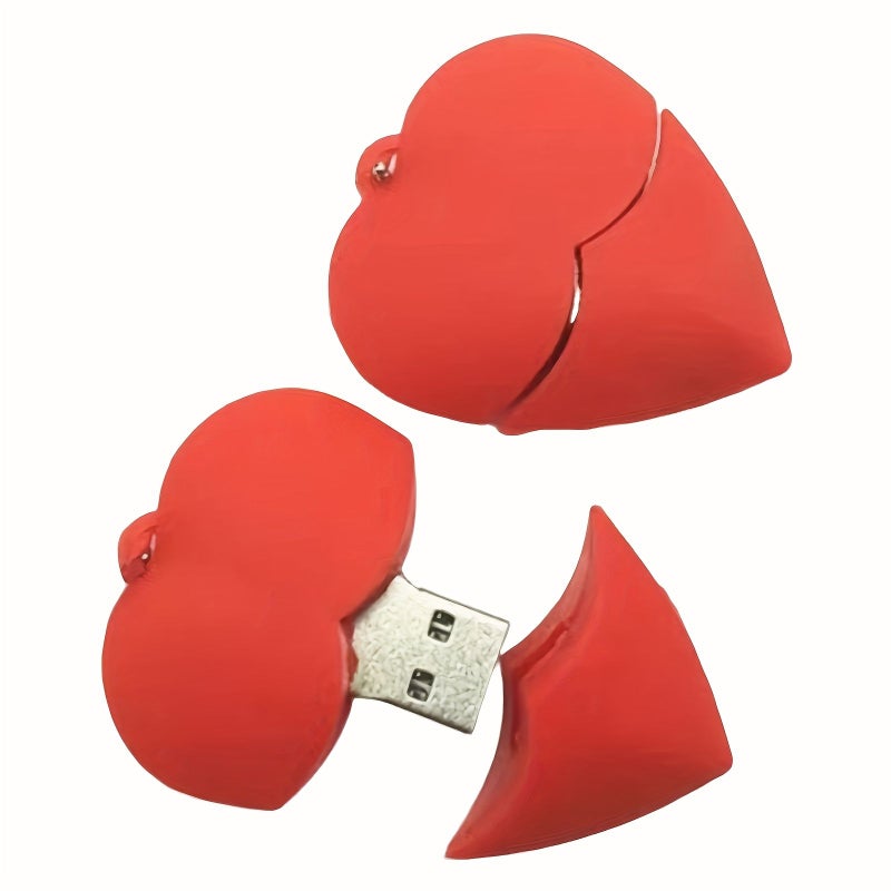 Red 4GB Heart Shaped USB 20 Flash Drive For Computer Data Storage Gift - Image 5