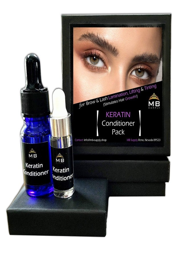 MBsupply Eyelash Brow KERATIN Conditioner Serum for LAMINATION Perm/Lift/Tint/Wax AFTERCARE & Growth (1-5ml & Free Brush) - Image 5