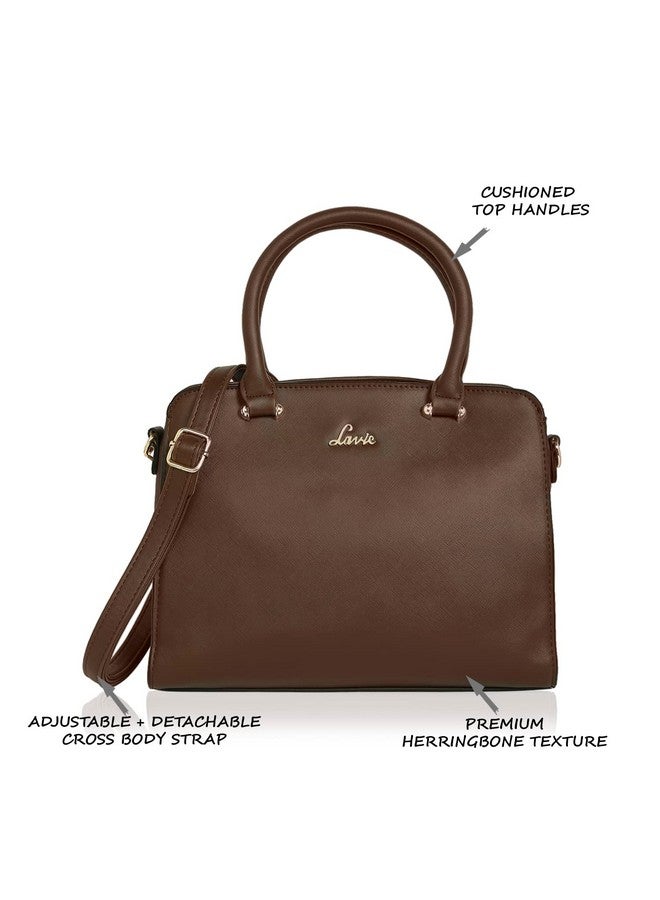 Lavie Women's Ushawu Medium Satchel Bag for Women | Satchel Handbag for Work | Ladies purse | Stylish Shoulder Bag | Gift for Women - Image 3