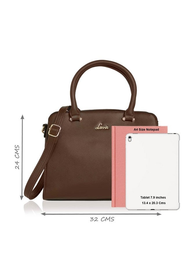 Lavie Women's Ushawu Medium Satchel Bag for Women | Satchel Handbag for Work | Ladies purse | Stylish Shoulder Bag | Gift for Women - Image 4