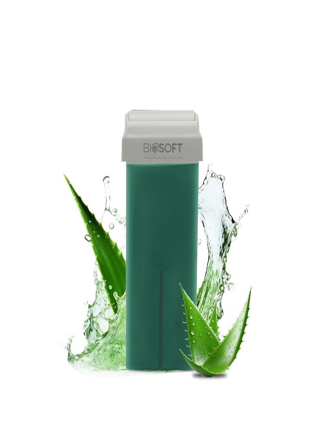 Biosoft Liposoluble Liposoluble Wax 100ml (Roll On) (Aloe Vera) (Green) - Image 1