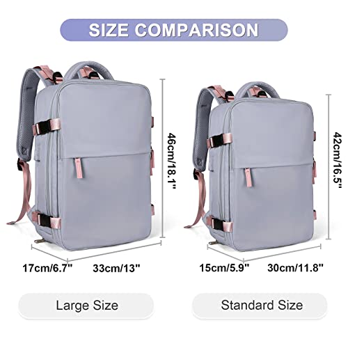 coofay Large Travel Backpack For Women Airline Approved Carry On Backpack Flight Approved Waterproof Sports Luggage Backpack Casual Daypack Small Hiking Backpack - Image 2