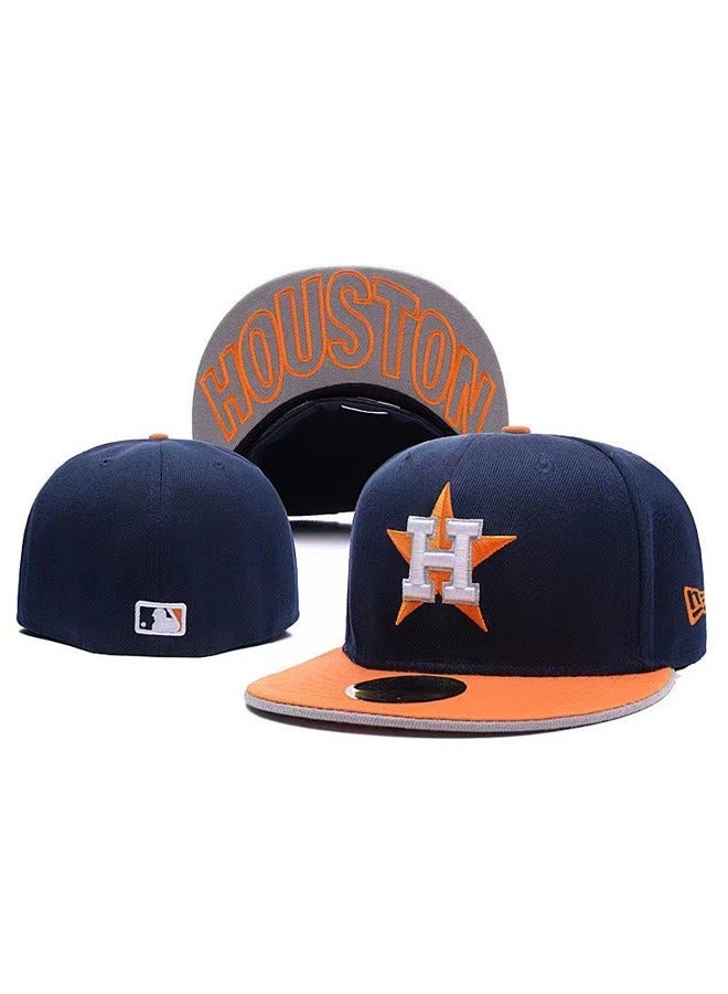 NEW ERA NEW ERA 3D Embroidered Fitted Baseball Team Cap with Closed Back for Sun Protection