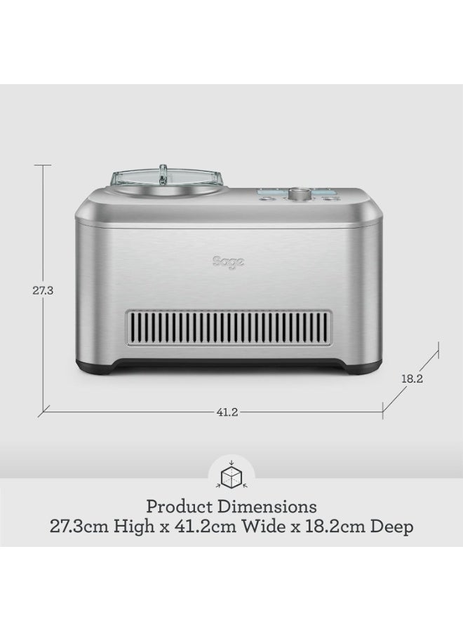 Sage The Smart Scoop, Ice Cream maker for Gelato, Sorbet, Frozen Yoghurt with 4 pre-programmed settings - UAE Version, 2 Year Manufacturer Warranty  - Image 2