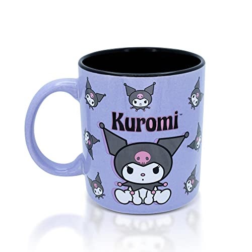Toynk Sanrio Hello kitty and friends Kuromi Purple Ceramic Mug | Holds 20 Ounces - Image 2