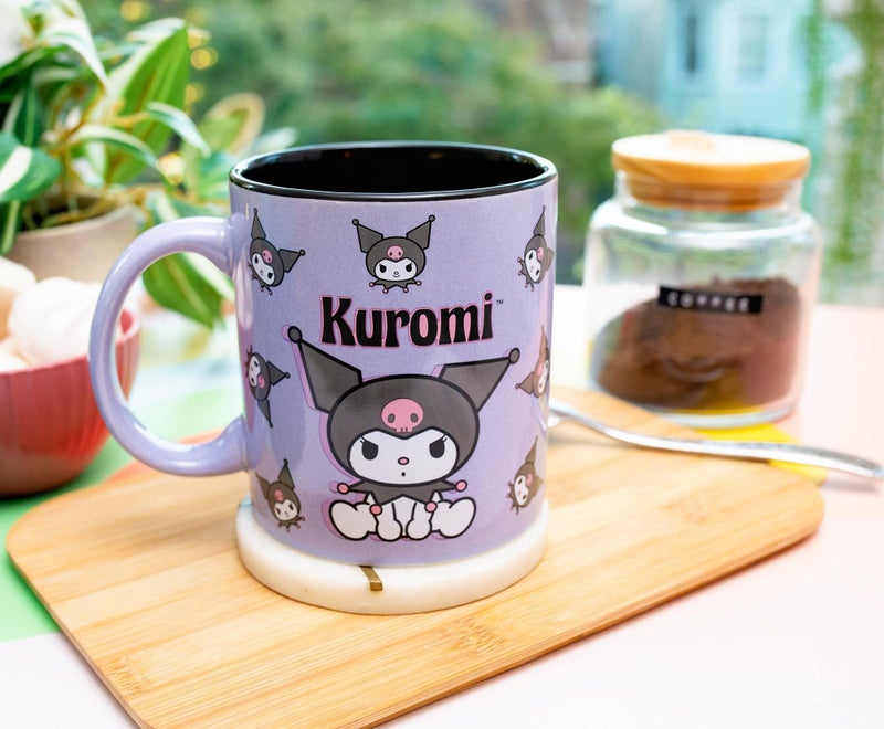 Toynk Sanrio Hello kitty and friends Kuromi Purple Ceramic Mug | Holds 20 Ounces - Image 4