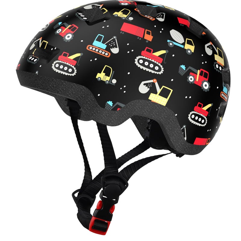 Bimalsic Toddler Bike Helmet 6M-2.5 Years Old- with 12 Vents & Dual Liner (0.16"+0.28") - Adjustable Dial Fit (45-49cm) (XS,Car) - Image 1
