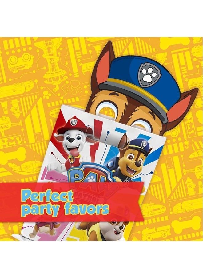 Unique Paw Patrol Masks for Kids Birthday Party Favors and Decorations with Buttons  16 Pack - Image 5