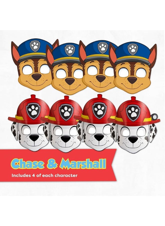 Unique Paw Patrol Masks for Kids Birthday Party Favors and Decorations with Buttons  16 Pack - Image 3