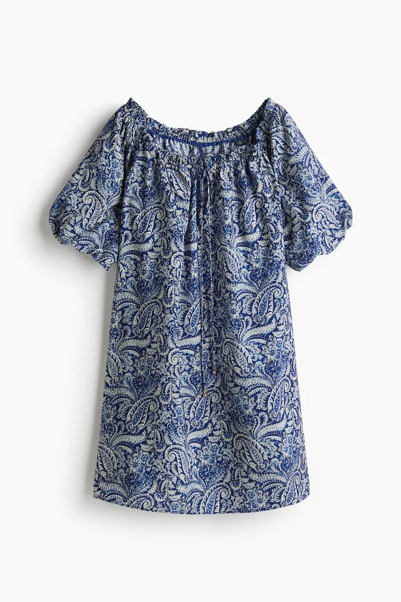 اتش اند ام فستان بتفاصيل ربطة