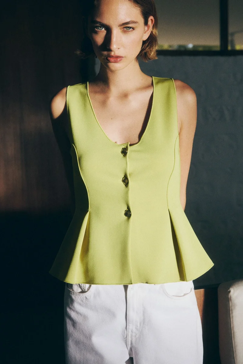 H&M Peplum waistcoat