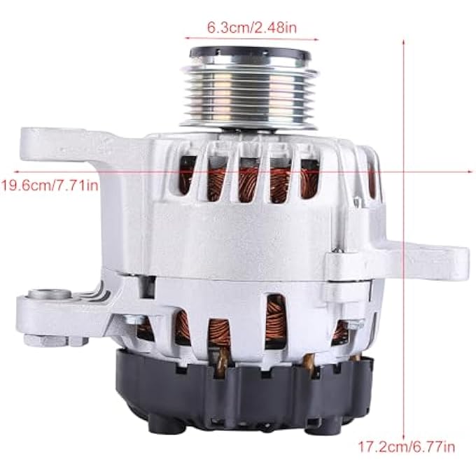 Ftoghe 37300-2E200 11610 FG10T011 Alternator Replacement for Hyundai Elantra 11-17, for Elantra Coupe 13-14, for Kia Soul 12-13,for Forte 14-16, for Forte Koup 14-16, for Forte5 14-16 1.8L 2.0L L4 - Image 5