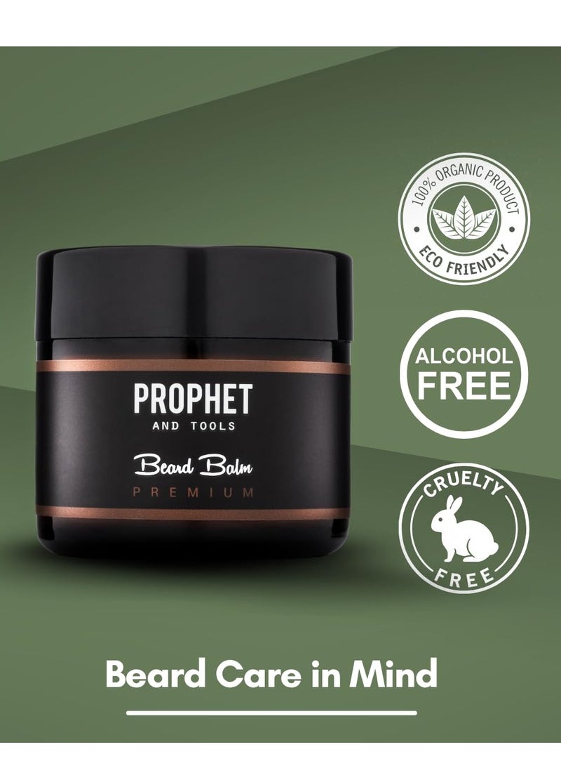 Prophet and Tools Organic Beard Balm Suitable for All Hair Types 2.1 oz - Image 2