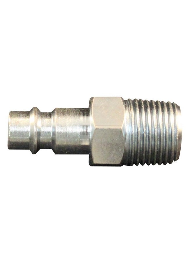Milton Milton S-762-1 3/8" MNPT HIGHFLOWPRO V-Style/European Interchange Steel Air Plug Fitting (High Volume Low Pressure Application)  - Image 2