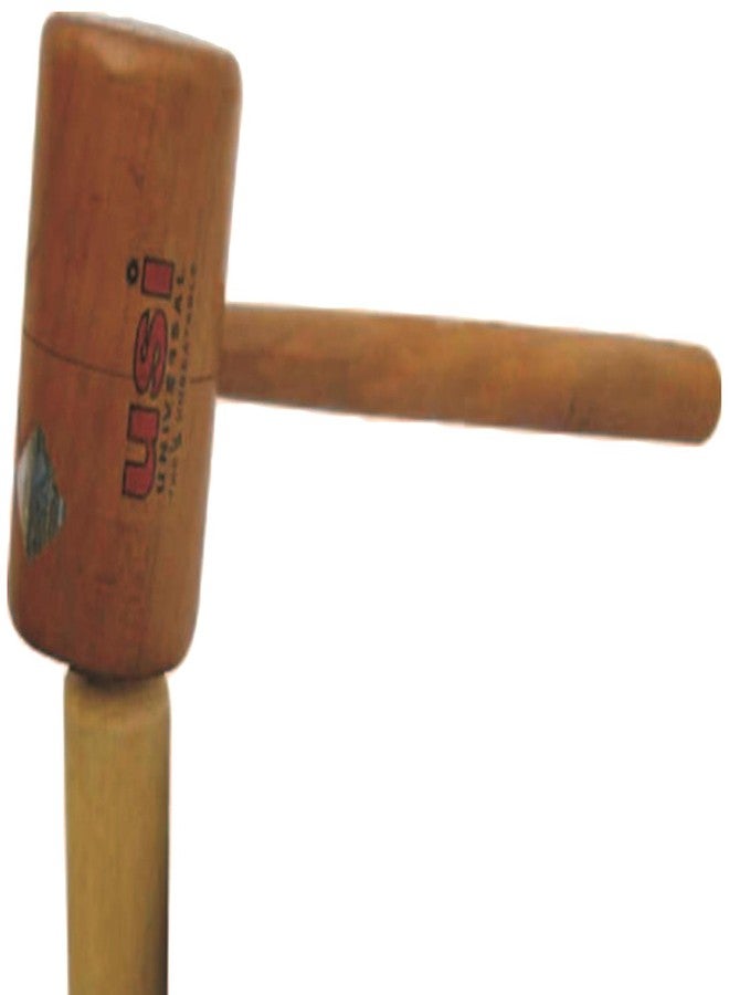 USI UNIVERSAL مطرقة كريكيت عالمية من يو إس آي، 567B (بني)، مطرقة خشبية لطرق وتجهيز مضرب الكريكيت - Image 1