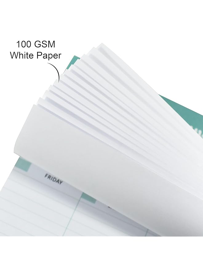 X spring Weekly Planner Notepad 7 Inch - Image 3