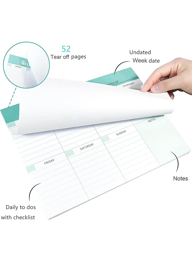X spring Weekly Planner Notepad 7 Inch - Image 2
