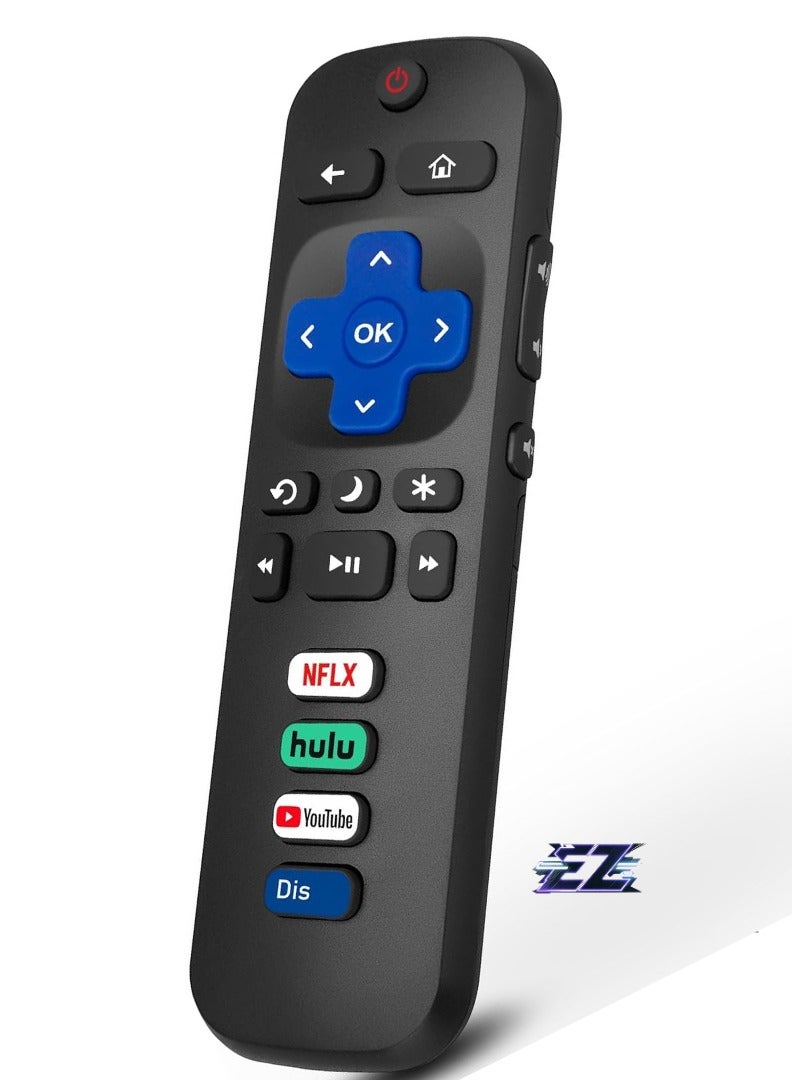 ELTRAZONE RC280 RC282 Universal Replacement Remote Control Compatible with TCL-Roku TV, Roku Hisense, Philips, ONN, Hitachi, Element, Haier, LG, Sanyo, JVC – With Battery - Image 2